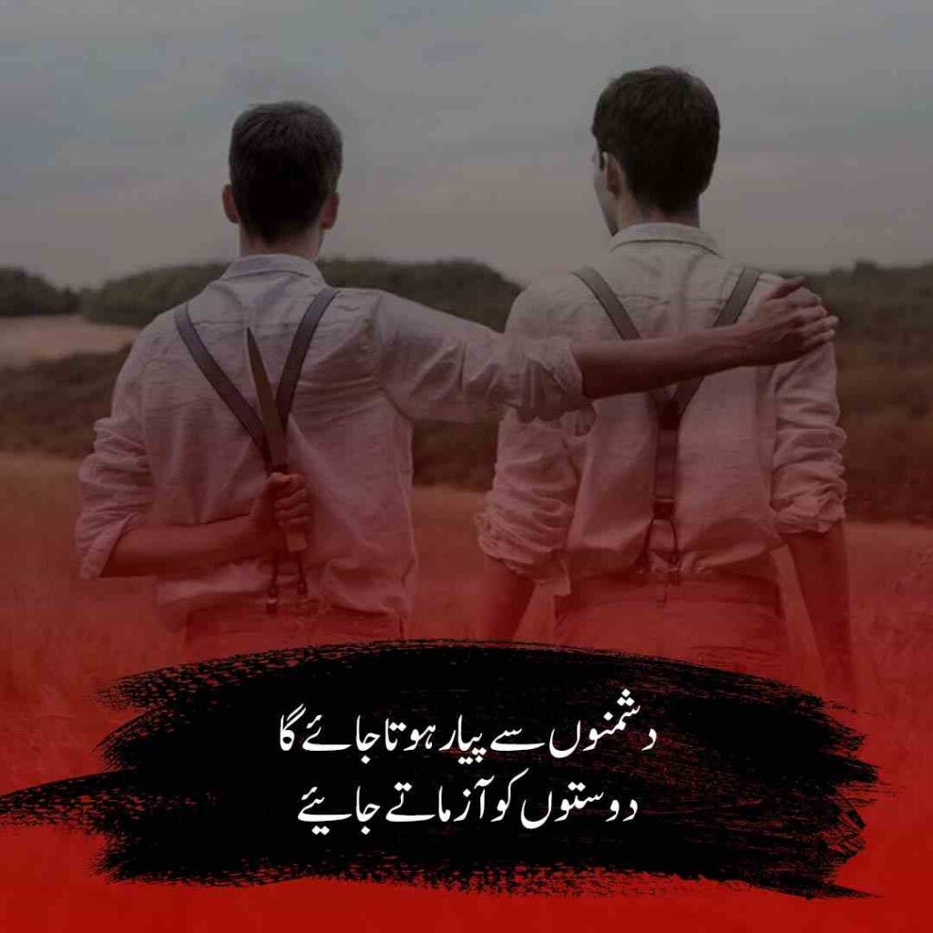 Sad Friendship Poetry in Urdu 5